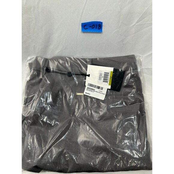 DKNY Women's Dress Pants Fitted Waist Skinny Straight Leg Gray Size 14 - Picture 3 of 3